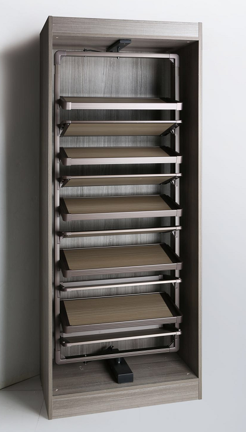 Multi-Layers rotated shoes-shelf