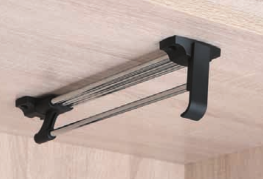 Hanging Series-Top installation clothes hanging shelf